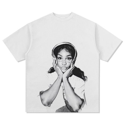 SZA print heavy T-shirt